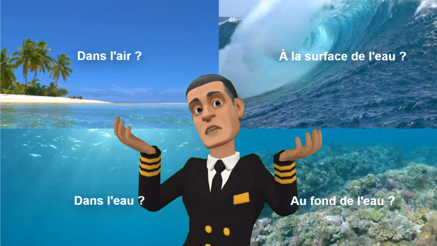 Le comportement des produits chimiques déversés dans l'eau